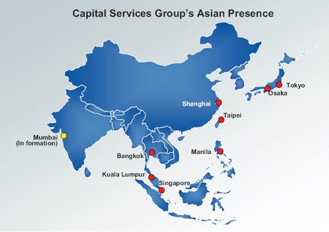 Capital Services Group's Asian Presence