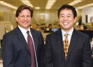 The Real Estate Team Leaders:  Jeffrey Stone (left) and Hidehito Kanai