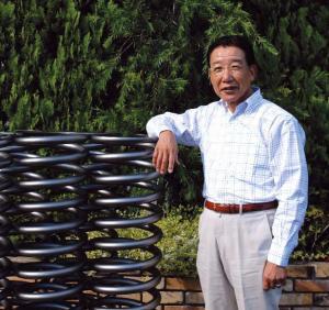 Yoshiki Watanabe and his hand crafted springs