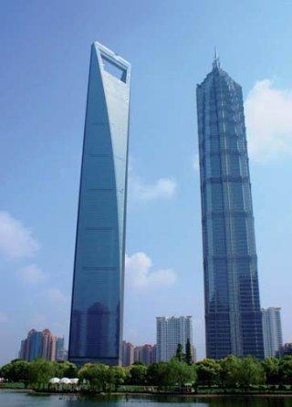 The Shanghai WORLD FINANCIAL CENTER is 492 meters high, with 101 ...