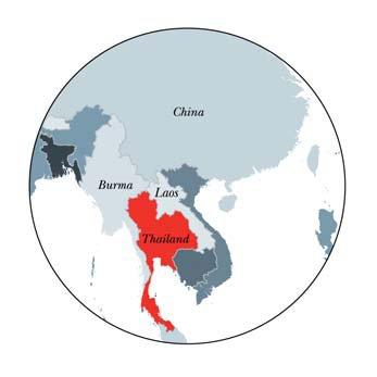 The country borders Myanmar (Burma), Laos, Cambodia and Malaysia.