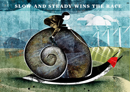 Slow and Steady Wins the Race