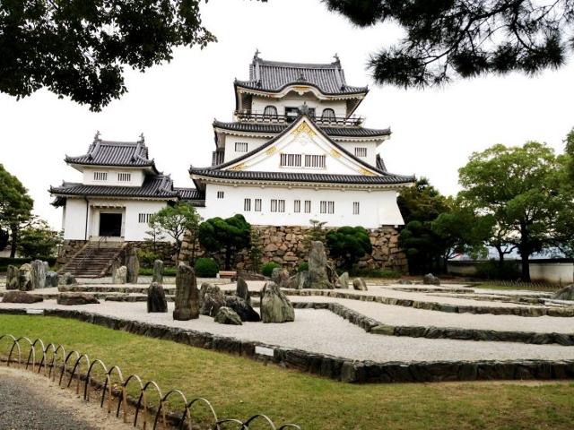 Kishiwada Castle in Japan