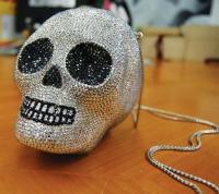 Bejewelled skull handbag retailing at JPY475,000