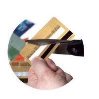 Cutting credit cards
