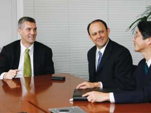 The Loan Servicing Team Leaders:  Andrew Hughes, Steve Norrell and Taiei Sato (left to right)