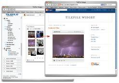 TILEFILES are easily moved into blogs.
