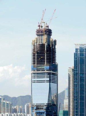 Hong Kong's tallest building, the International Commerce Center