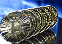 Bitcoin coins photo